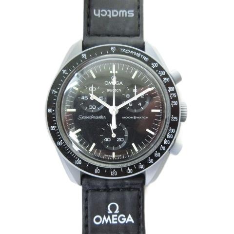 オメガ OMEGA 美品 Swatch スウォッチ MISSION TO THE MOON ムーン ...