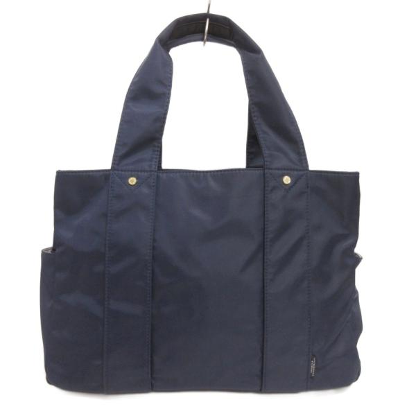 アフタヌーンティー Afternoon Tea トートバッグ 横型 紺 ネイビー レディース