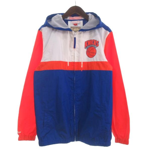 ミッチェルアンドネス mitchell&amp;ness NBA KNICKS ウインドブレーカー ジャケッ...