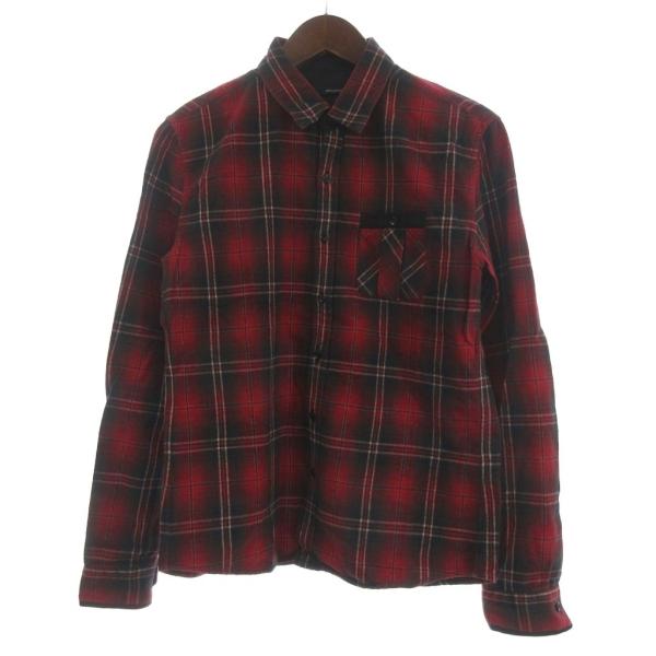 アメリカンラグシー AMERICAN RAG CIE シャツ ネルシャツ 長袖 チェック柄 1 赤 ...