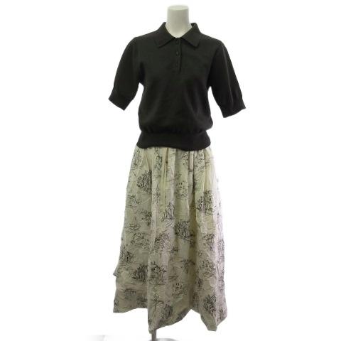 ミラオーウェン Mila Owen 26SS 09WNO262132 ポロニット ワッシャーバルーン...