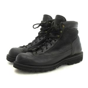 【中古】ダナー DANNER 90s DANNER LIGHT ダナーライト ブーツ GORE-TEX ゴアテックス USA製 31400X レザー ブラック 8 1/2 靴 ■SM メンズ 【ベクトル 古着】