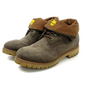 【中古】ティンバーランド Timberland トレッキング シューズ ブーツ ロールトップ 茶 ブラウン 8W 靴 メンズ【ベクトル 古着】