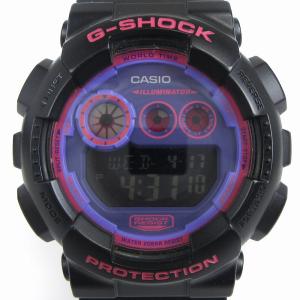 カシオジーショック CASIO G-SHOCK 腕時計 デジタル GD-120N-1B4JF 黒 ブラック 紫 パープル ウォッチ ■SM1 メンズ｜vectorpremium