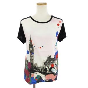 ポールスミス PAUL SMITH Tシャツ カットソー 半袖 クルーネック プリント マルチカラー...