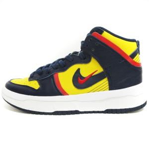 ナイキ DH3718-701 WMNS DUNK HIGH UP Varsity Maize ダンク ハイ アップ スニーカー ハイカット シューズ ネイビー 8.5 25.5cm｜vectorpremium