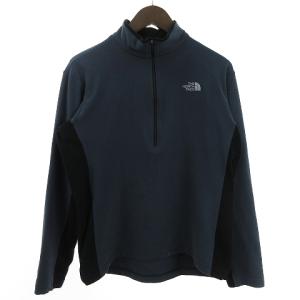 ザノースフェイス THE NORTH FACE MICROMATTIQUE ZIP UP カットソー フリース ハーフジップ 長袖 ロゴ NL46012 青系 ブルー L メンズ｜vectorpremium