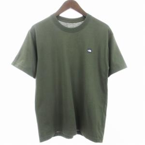 ザノースフェイス THE NORTH FACE 22年製 ショートスリーブスモールボックスロゴティー Tシャツ 半袖 丸首 NT32348 カーキ S メンズ｜vectorpremium