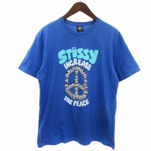 ステューシー STUSSY Tシャツ カットソー 半袖 INCREASE THE PEACE ピース...