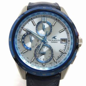 カシオ CASIO オシアナス OCEANUS 阿波藍 腕時計 ソーラー 電波 アナログ デイト クロノグラフ OCW-T2600ALB-2AJR 青 ブルー ■SM1 メンズ｜vectorpremium
