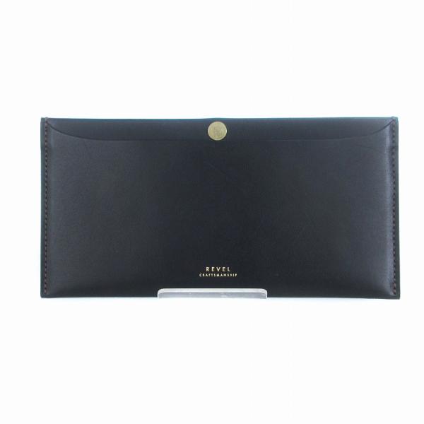 REVEL レヴェル CRAFTSMANSHIP 長財布 カードケース 札入れ レザー 黒 ブラック...