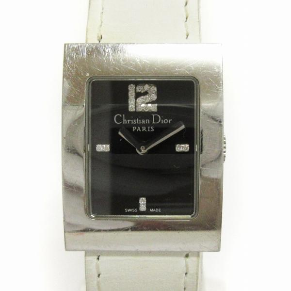 クリスチャンディオール マリススクエア 腕時計 アナログ クォーツ D108-109 文字盤ホワイト...