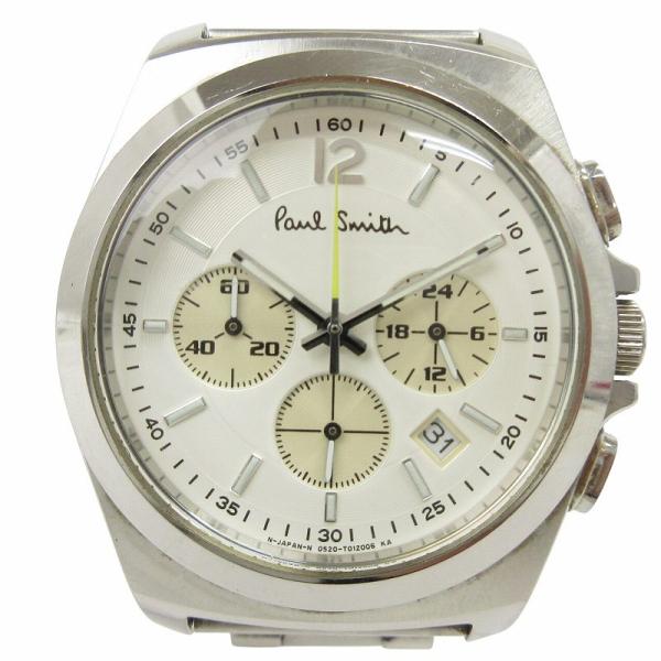ポールスミス PAUL SMITH 腕時計 アナログ クオーツ クロノグラフ デイト 0520-T0...
