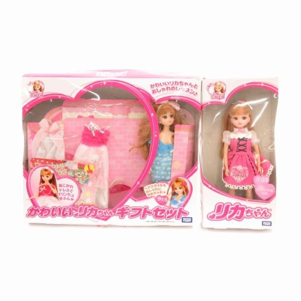 タカラトミー リカちゃん 人形 2体セット パーティードレスピンク ギフトセット LD-03 LD-...