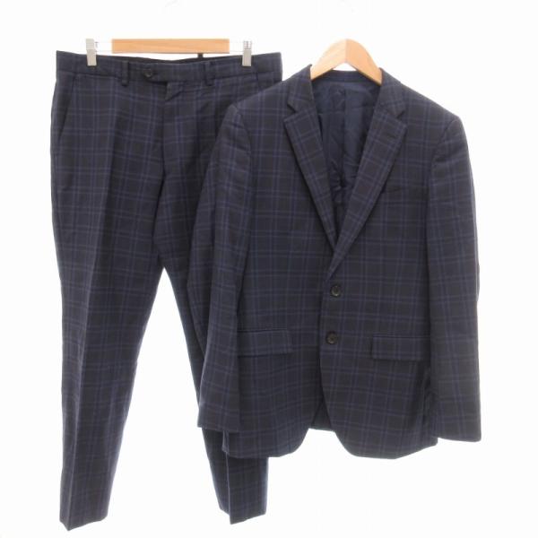 ランバンオンブルー LANVIN en Bleu スーツ セットアップ テーラードジャケット テーパ...