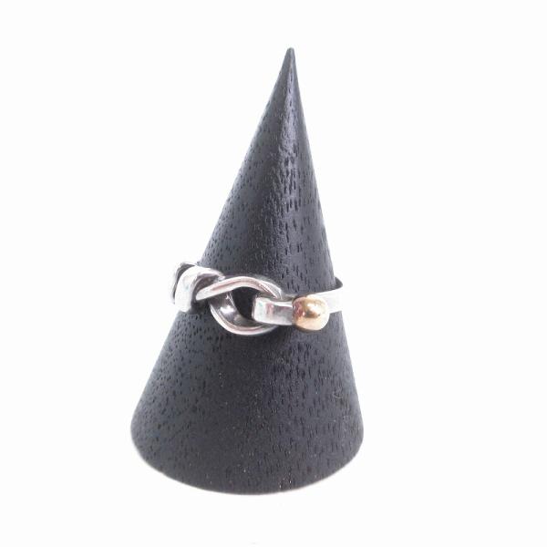 ティファニー TIFFANY &amp; CO. フック＆アイ 指輪 リング 925 750 K18 シルバ...