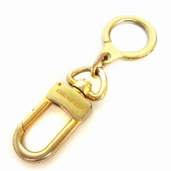 ルイヴィトン LOUIS VUITTON アノクレ キーホルダー キーリング M62694 ゴールド...