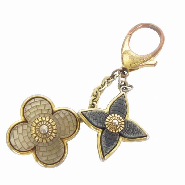 ルイヴィトン ビジューサック モザイク キーホルダー バッグチャーム 花 フラワー M66257 ク...