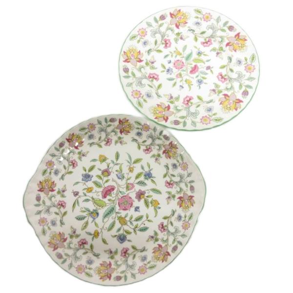 ミントン MINTON 2枚 セット 大皿 ハドンホール プレート 花がら マルチカラー 食器 その...