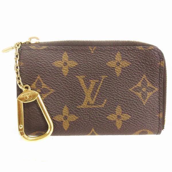 ルイヴィトン ポルト クレ ノア カードキーケース コインケース モノグラム M83612 茶 ブラ...