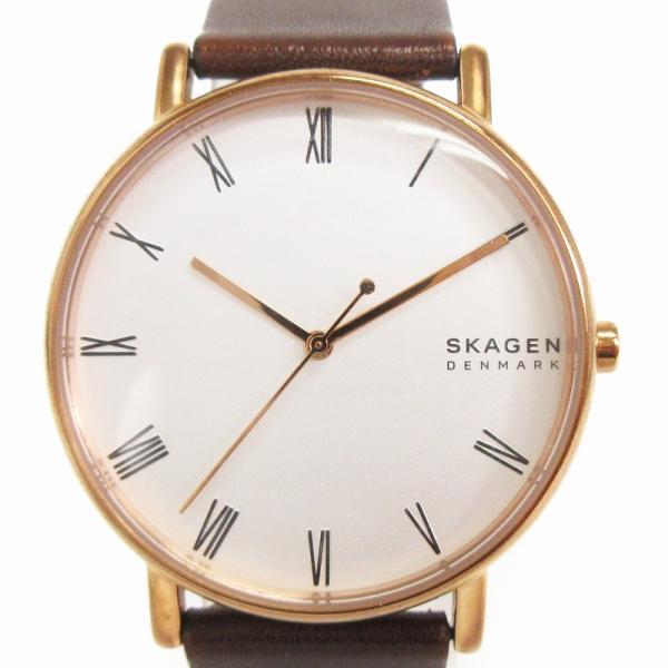 スカーゲン SKAGEN 腕時計 アナログ クオーツ SKW64931 文字盤 白 ホワイト ウォッ...