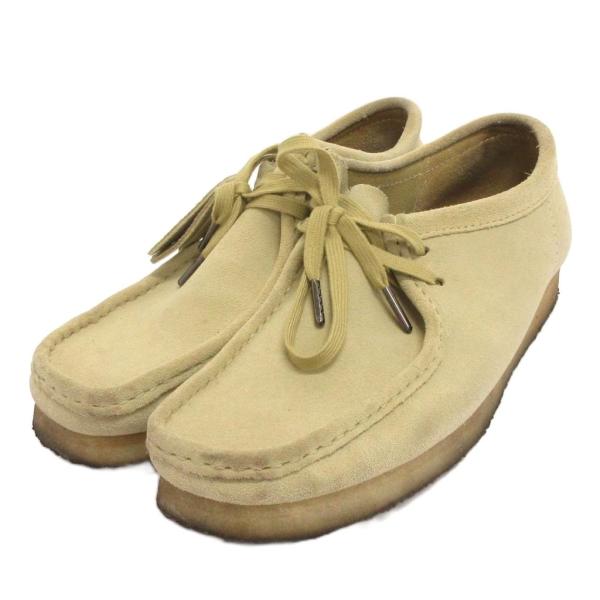 クラークス clarks ワラビー ブーツ スエード 11826 ベージュ 26.5cm 靴