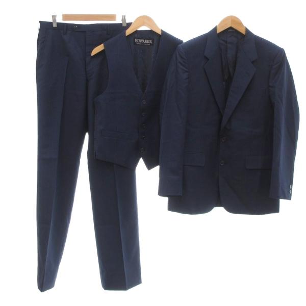 エドワーズ EDWARD'S スーツ セットアップ テーラードジャケット パンツ スラックス ベスト...