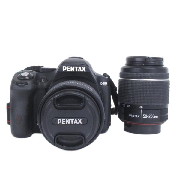 ペンタックス PENTAX K-50 ダブルズームキット デジタルカメラ 一眼レフ レンズセット 単...