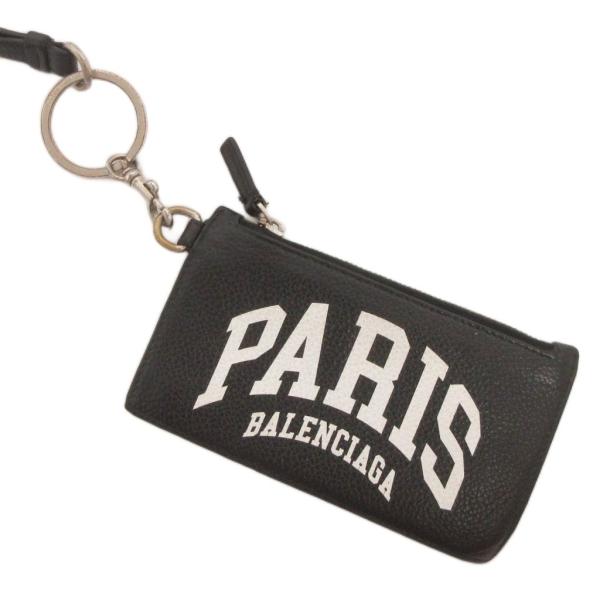 バレンシアガ BALENCIAGA フラグメントケース キーリング付き カードケース コインケース ...