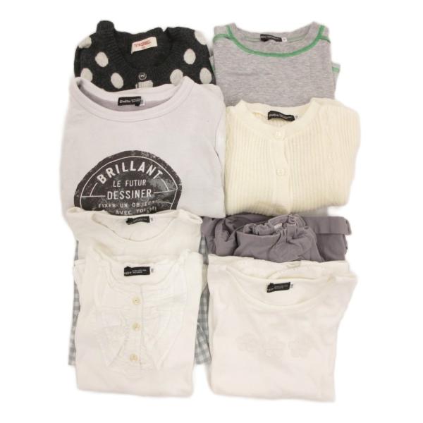 ベベ bebe 他ブランド 衣料品8点セット まとめ Tシャツ トレーナー ショートパンツ 120 ...