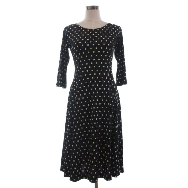 レキップヨシエイナバ L'EQUIPE YOSHIE INABA フレアワンピース ひざ丈 七分袖 ...