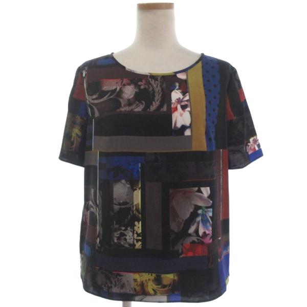 ポールスミス ブラック Paul Smith BLACK 総柄 プルオーバー カットソー 半袖 マル...