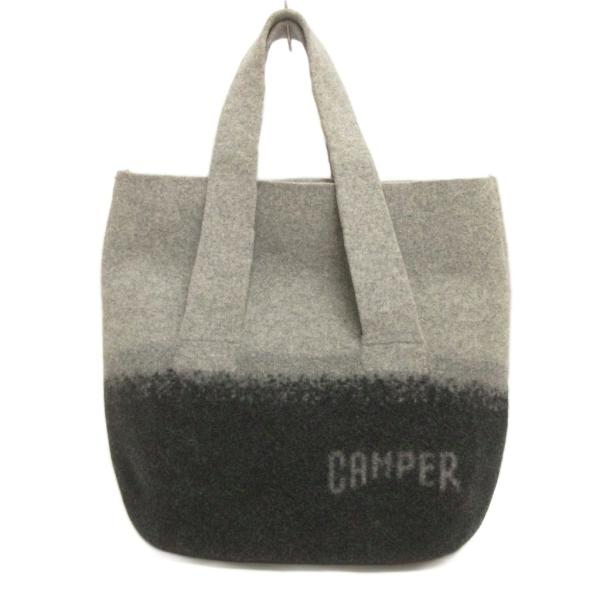 カンペール CAMPER トートバッグ フェルト グラデーション グレー レディース
