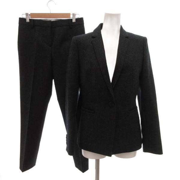 エポカ EPOCA スーツ セットアップ テーラードジャケット パンツ スラックス メルトン 38 ...