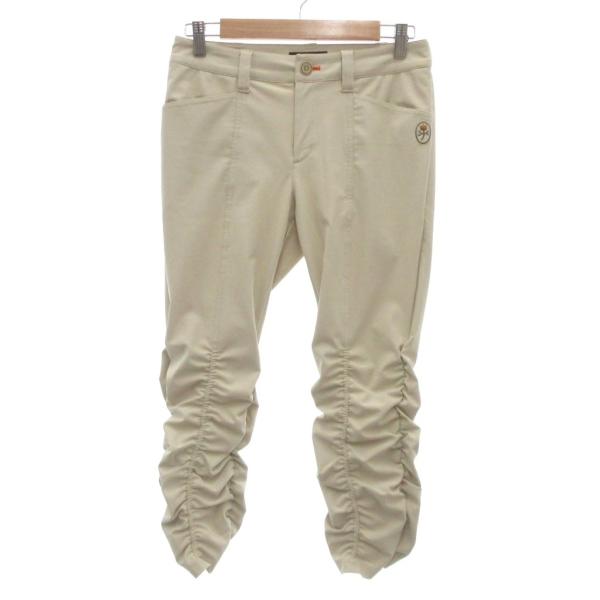 カステルバジャック CASTELBAJAC サブリナパンツ くしゅくしゅ シャーリング 七分裾 9 ...