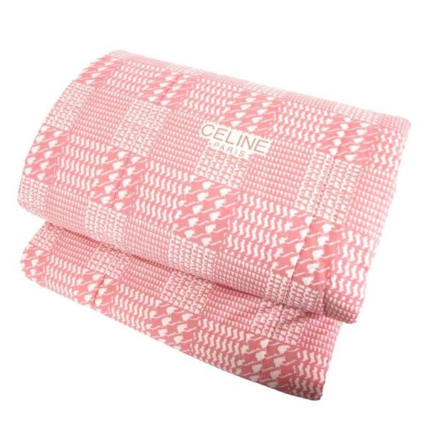 セリーヌ CELINE ブルーヴ 合繊掛ふとん 布団 肌掛 総柄 AHA5551021 ピンク その...