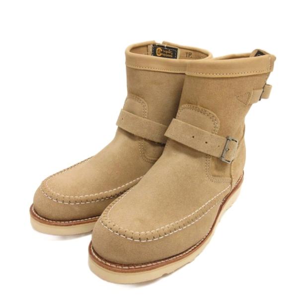 未使用品 チペワ CHIPPEWA タグ付き 7インチ モックトゥ スウェードハイランダー ブーツ ...