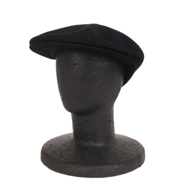 カンゴール KANGOL ハンチング メッシュ ロゴ 刺繍 0290BC 黒 ブラック L 帽子 ■...