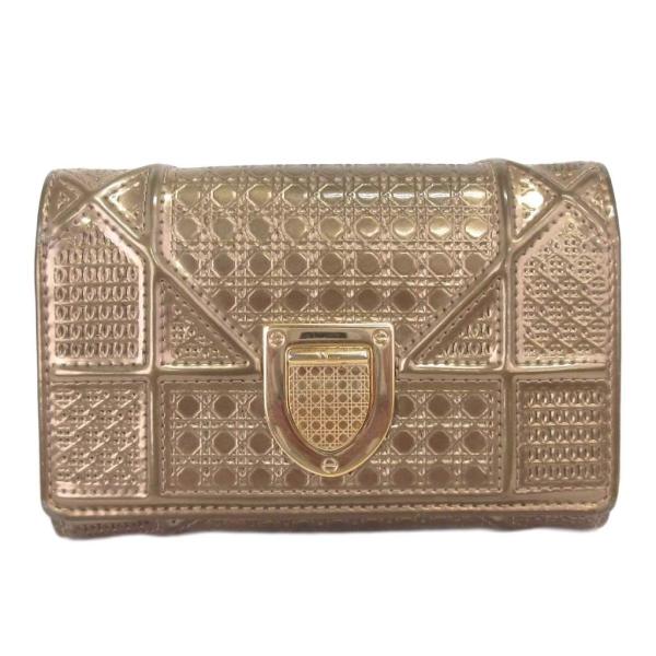 クリスチャンディオール Christian Dior ディオラマ 財布 三つ折り コンパクト PVC...