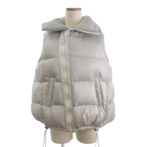 サカイ sacai Puffer Vest ダウンベスト フルジップ ナイロン SCW-038 ライ...