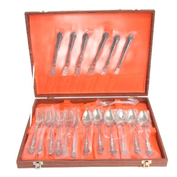 美品 カンラリーセット ディナー フォーク ナイフ スプーン シルバー 食器 その他