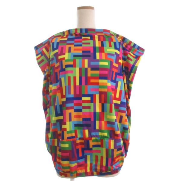 コムデギャルソン COMME des GARCONS 23AW ノースリーブカットソー ジオメトリッ...