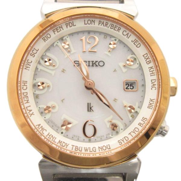 セイコー SEIKO ルキア LUKIA 腕時計 ウォッチ 電波ソーラー 1B25-0AA0 3針 ...