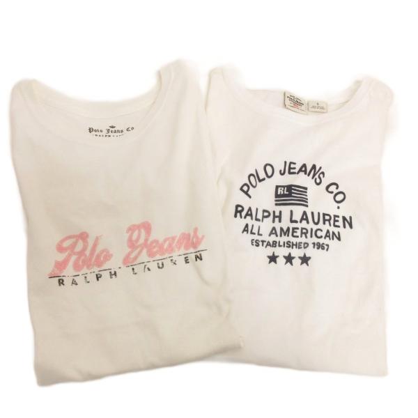 ラルフローレン RALPH LAUREN 2点 セット まとめ Tシャツ カットソー 半袖 ロゴプリ...