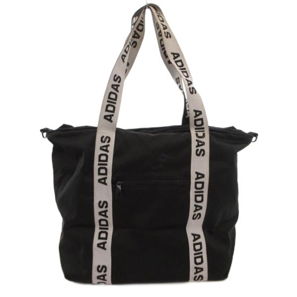アディダス adidas MOUSSY トートバッグ 手提げ 肩掛け ロゴ バイカラー 黒 ブラック...