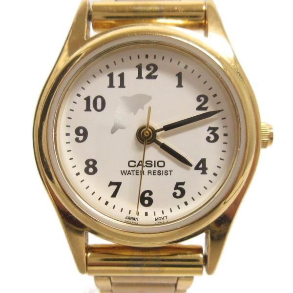 カシオ CASIO 腕時計 クオーツ 3針 アナログ LQ-398GL-7B4LJH 文字盤白 ゴー...