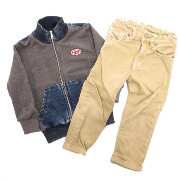 ディーゼル DIESEL 2点セット まとめ ジャケット ブルゾン パンツ チノパン 97cm グレ...
