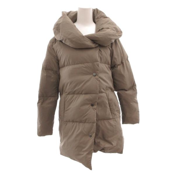 ジャーナルスタンダード JOURNAL STANDARD ダウンコート ショールカラー ひざ丈 ベー...