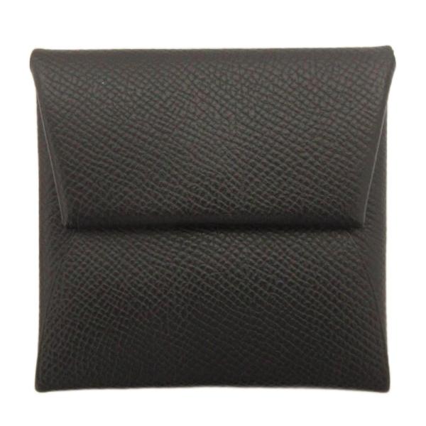 エルメス HERMES バスティア コインケース 小銭入れ 財布 レザー H041054CK 黒 ブ...