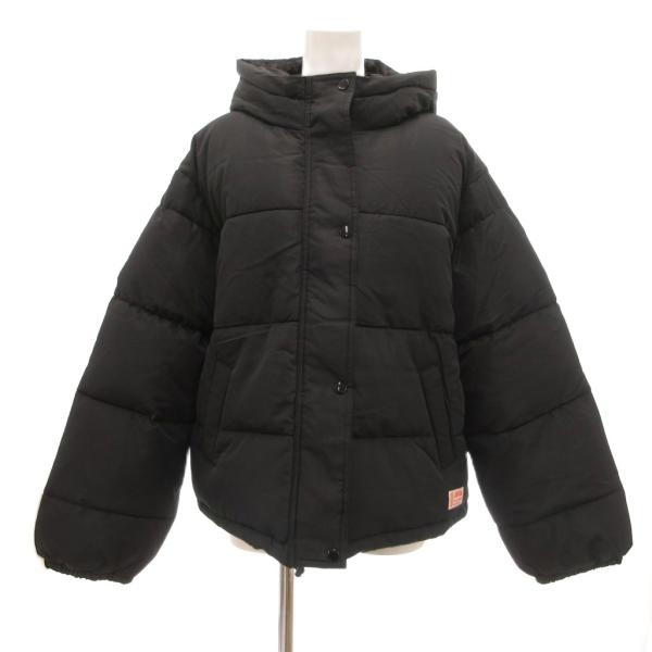 未使用品 ジャバ Java タグ付き 中綿ジャケットショート丈 M 黒 ブラック フード付き 185...